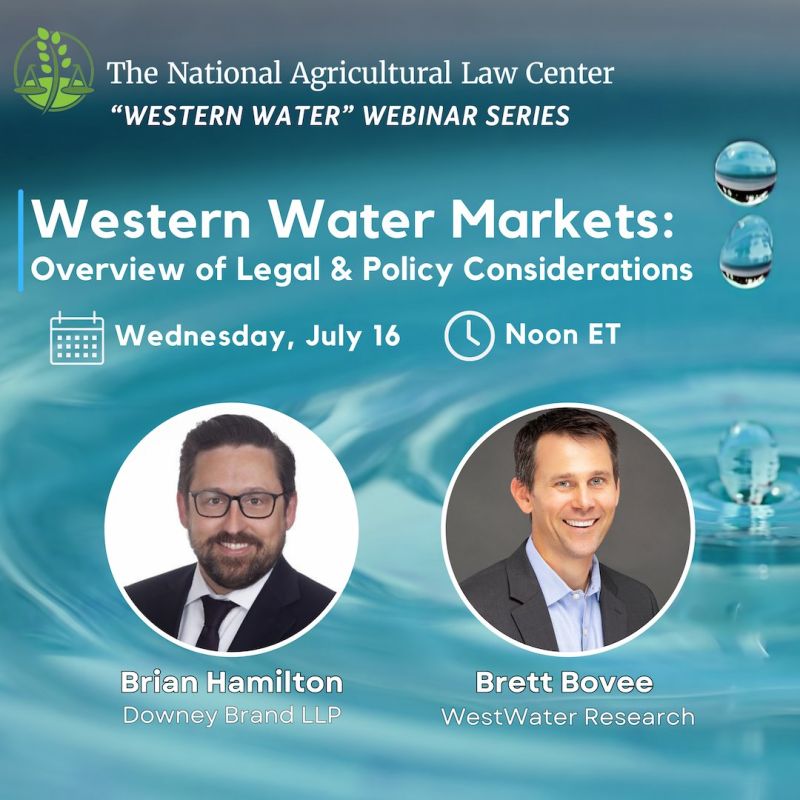 Image for the Tweet beginning: Water markets help Western states
