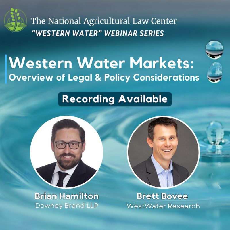 Image for the Tweet beginning: Water markets help Western states