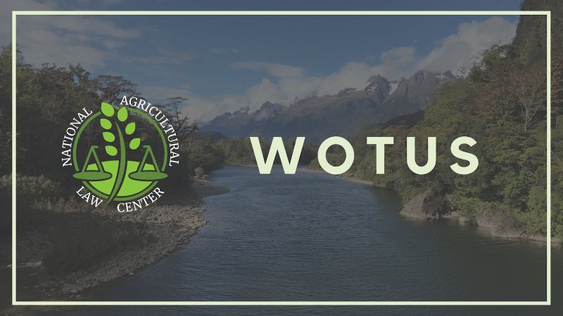 Image for the Tweet beginning: What's up with WOTUS? 