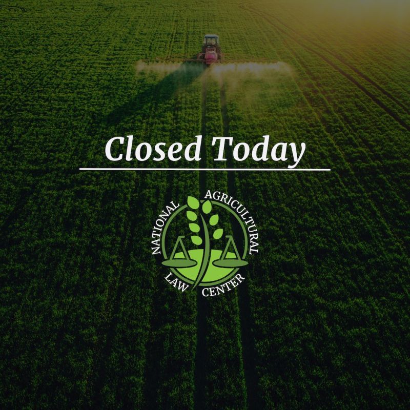 Image for the Tweet beginning: The National Agricultural Law Center